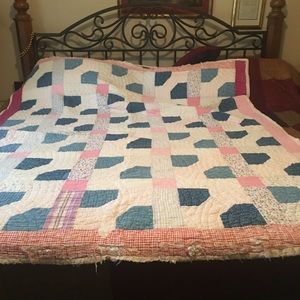 Hand made quilt.